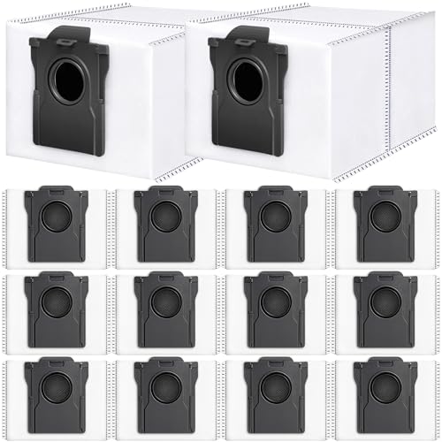 Bluearks 14 Stück Staubbeutel für Dreame L10s Ultra Gen 2/L10s Ultra Gen 3/X40 Ultra/X50 Ultra/L40 Ultra/L50 Ultra/Mova P10/E30/P50/V50 Staubsauger 3.2 Liter Staubbeutel mit Aktivkohleschicht