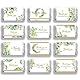 arricraft Geschenkpapier Für Hochzeitssüßigkeiten 120 Stück Danke Green Cane Mini Candy Bar Wrapper Danke Kommende Schokolade Bar Label Aufkleber Für Gäste Hochzeit Party Gefälligkeiten