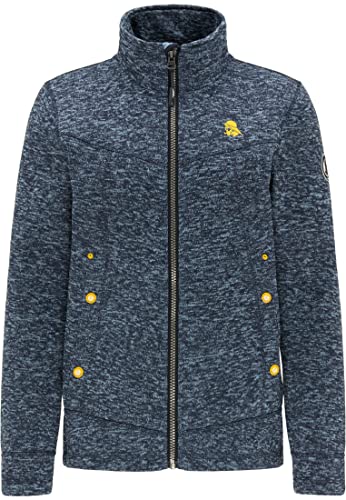 Preisvergleich Produktbild Schmuddelwedda Strickfleecejacke Herren 36304246 Jeansblau Melange, M Jeansblau Melange