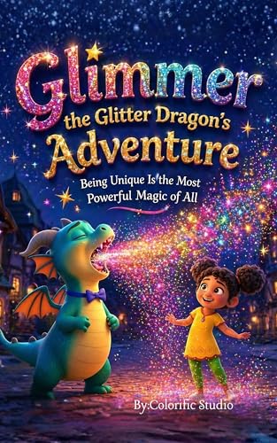 Glimmer the Glitter Dragon’s Adventure:: Being Unique Is the Most Powerful Magic of All – A Heartwarming Story About Confidence, Friendship, and Being Different