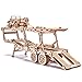 Wood Trick Model Car Trailer Addition for Big Rig Truck, Toy Trailer with Mini SUV Toy Car - 3D Wooden Puzzle, ECO Wooden Toys, Best DIY Toy - STEM Toys for Boys and Girls