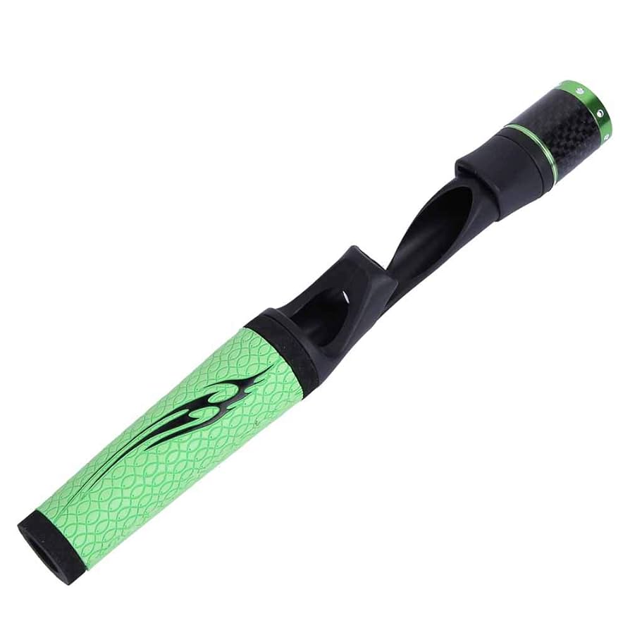 フィッシングロッドハンドル グリーン ブラック　ガングリップ フィッシングロッドハンドル グリーン ブラック ガングリップ