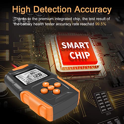 Car Battery Tester 12V 24V Automotive Battery Tester Cca Digital Auto Battery Analyzer Accurate Battery Diagnostic Tool For Car Truck Motorcycle Atv Suv Boat Yacht (8-30V) #TOP5