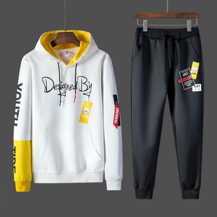 Image of YELLOW TREE Polyester Printed Tracksuits for Men | Running & Sports Tracksuits | Full Sleeve Tracksuits