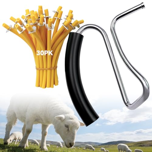 California Castration Stainless Steel Bander & Bands (30 pk) Castration Banding Tool Only for Animal Cast4.7