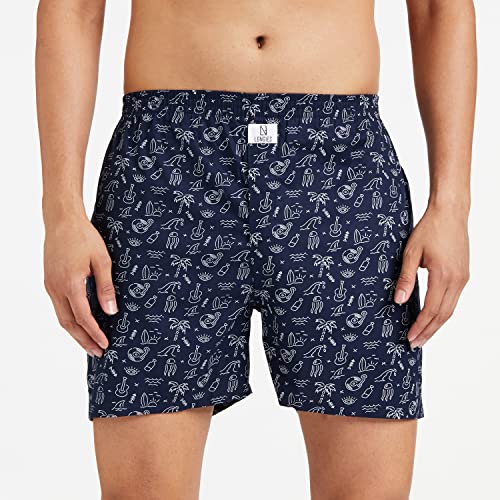 Image of Longies Men's Cotton Printed Regular Boxer Shorts
