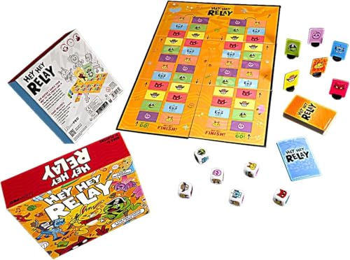 Hey Hey Relay, juego de mesa rápido para familia miniatura 5