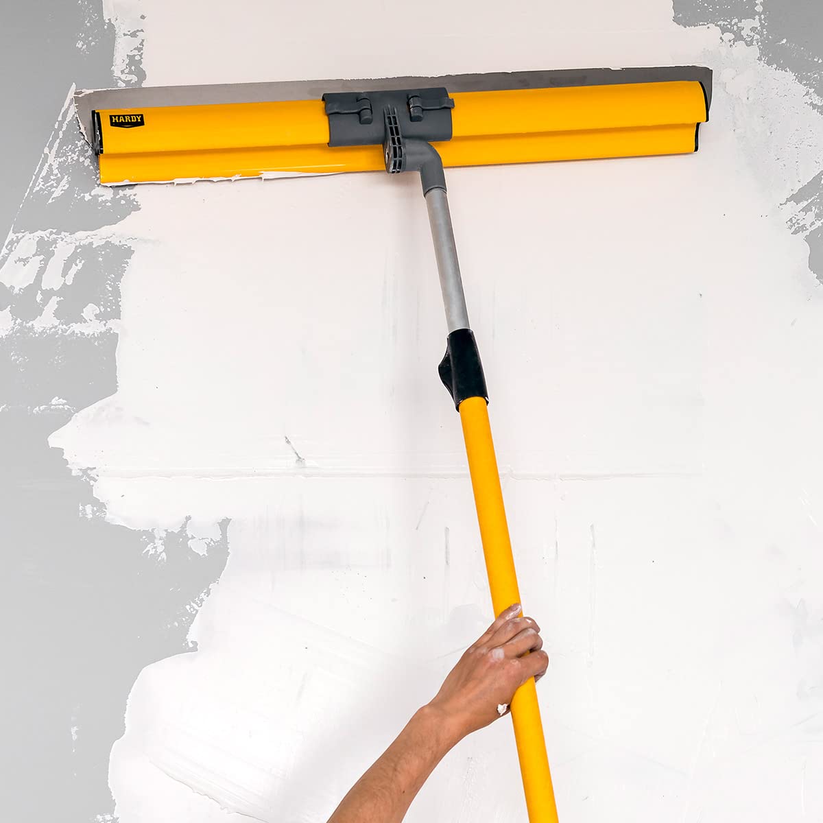 HARDY WORKING TOOLS Gipsspachtel 80 cm - Flächenspachtel aus Rostfreiem Stahl - Spachtel Werkzeug - Japanspachtel - Wandwerkzeuge - Malerspachtel - Profi Fassadenspachtel zum Spachteln, Verputzen