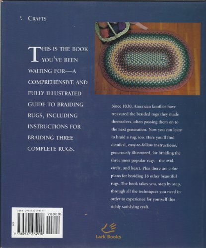 The Braided Rug Book: Creating Your Own America... 0937274917 Book Cover