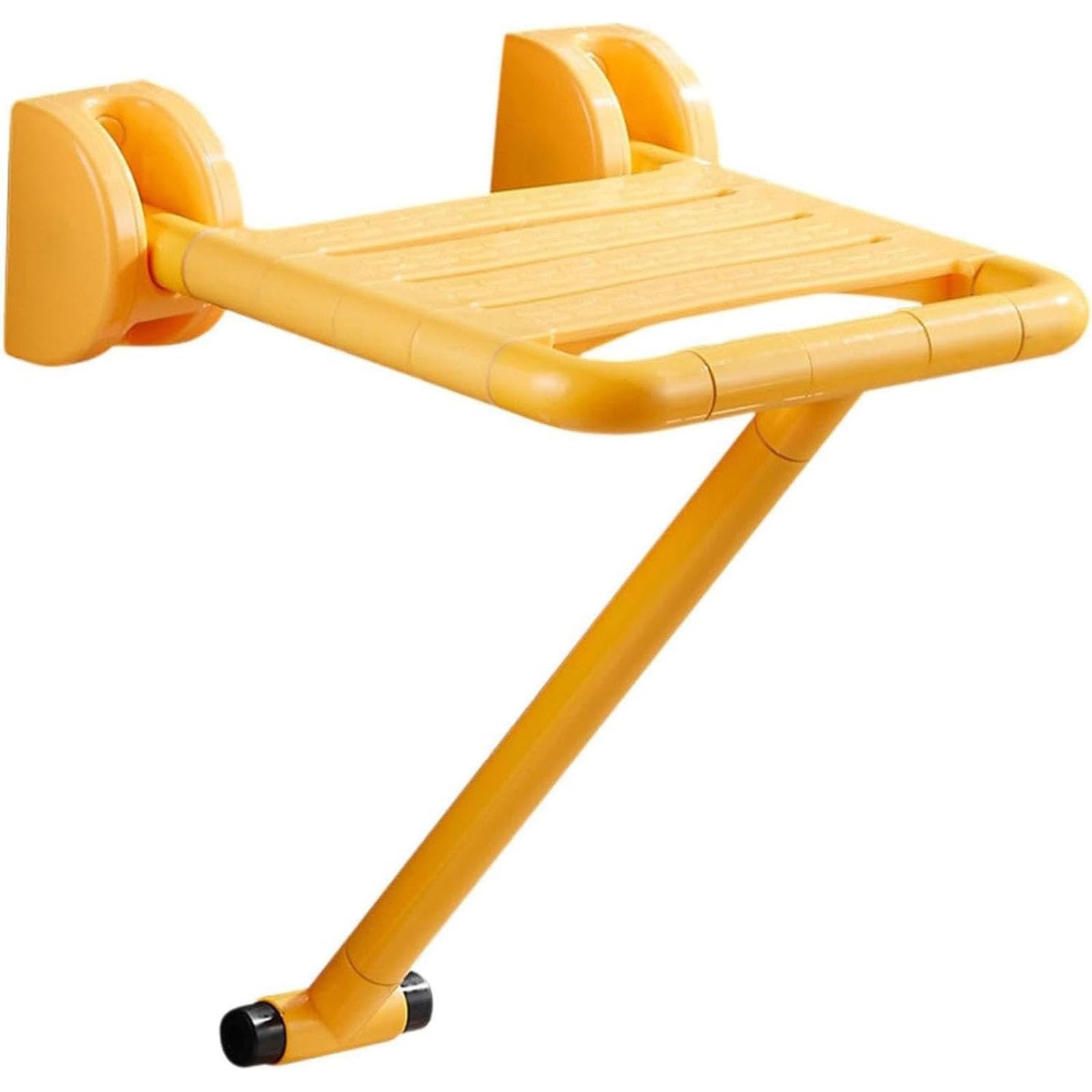 Asiento de Ducha Abatible Taburete de Ducha Montado en La Pared con Pies De Apoyo Sillas Para Ducharse para Personas Mayores Discapacitadas y Mujeres Embarazadas