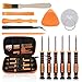 Produktbild Schraubendreher-Set, 13-in-1-Reparatur-Werkzeugsatz - Magnetischer T6 T8 T0 Phillips Triwing-Schraubendreher Open Pry Tool Reinigungsbürste und Aufbewahrungskoffer - für Nintendo Switch Xbox PS3 PS4