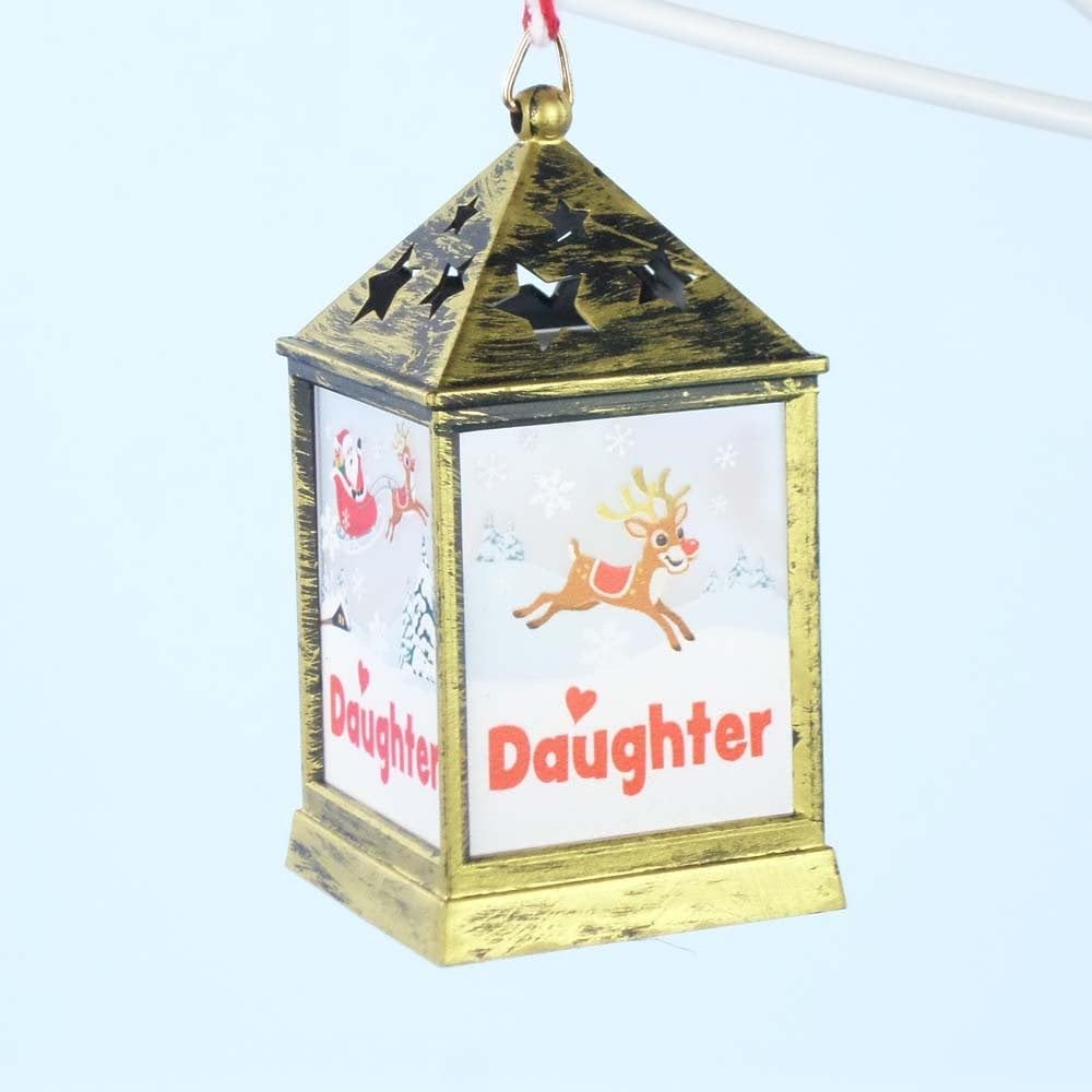 Mulberry Studios Starlight Lantern Christmas Tree Hanger Family & General Daughter