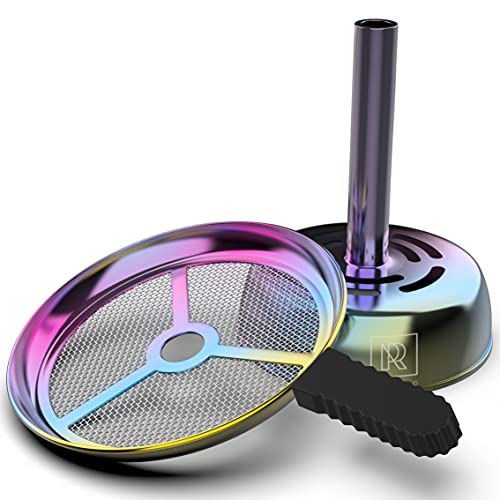 M. ROSENFELD Shisha Kaminaufsatz 8cm Flic-Flac – edler Kamin für Tonkopf, Silikonkopf, Keramikkopf, Steinkopf, Kaminkopf…