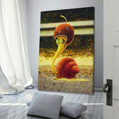 Poster escargot moderne 40x60 cm sous cadre CMHONLY - 3