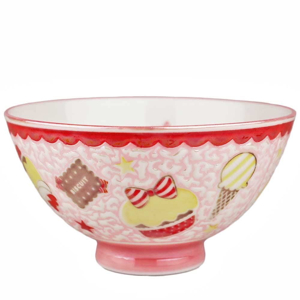 かわいい茶碗 Amazon | 茶碗 猫 可愛い デザート スイーツ/キラキラパールSweets茶碗