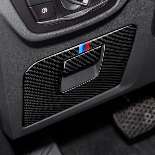 Image of Car Glove Box Trim Storage Box Decal Carbon Fiber Sticker fits for BMW X3 G01 X4 G02 2018 2019 2020 2021 2022 2023 2024 Accessories