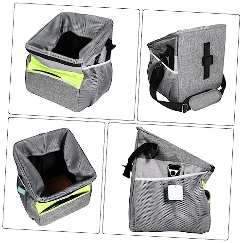 BESPORTBLE Collapsible Pet Bike Basket Soft Dog Carrier Oxford Cloth Front Handle Mesh Liner Large Capacity