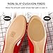 Dr. Shoesert Non-Slip Shoes Pads Adhesive Shoe Sole Protectors, High Heels Anti-Slip Shoe Grips (Yellow - 3 Pairs)
