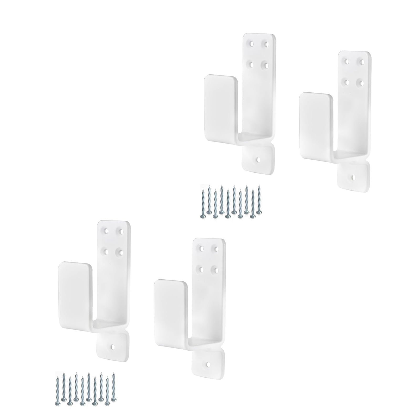 Tsophreniq White Steel Security Rod For Entry Design Residential Commercial Use Pull Down Security Rod