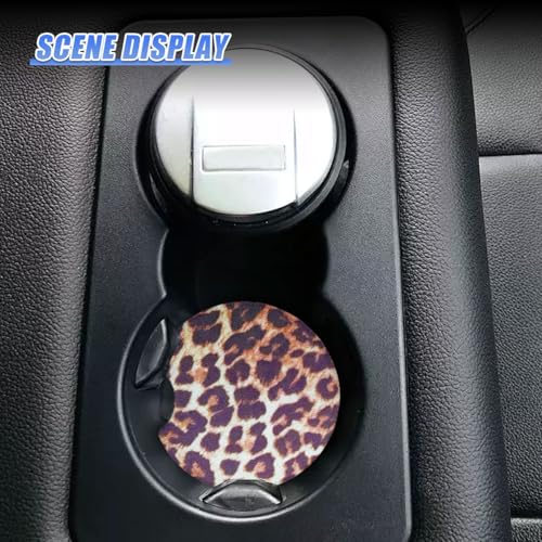 2PCS Portavasos para Auto con Diseño de Leopardo miniatura 4