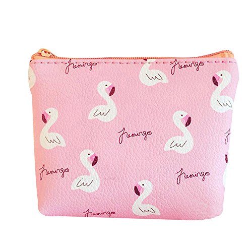 Sundatebe - Monedero de Piel sintética con Cremallera, diseño de Flamenco