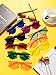 Gejoy 21 Pieces Round Rimless Sunglasses Transparent Candy Color Tinted Eyewear, Multicoloured, Medium