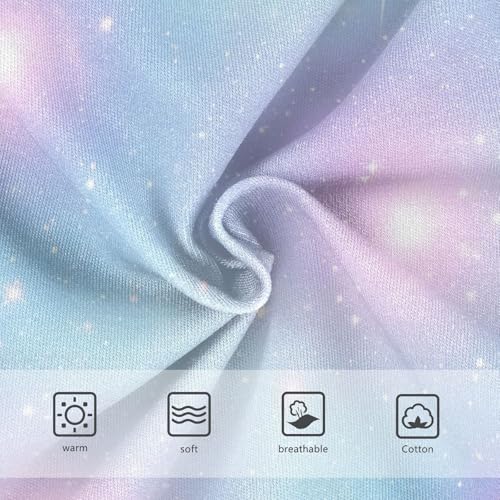 Pastel Galaxy Gradients Blue Toddler Underwear Girls, Cotton Underwear Girls, 2T–8 Years3