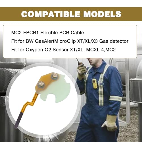 Flex PCB MC2-FPCB1 connexion stable pour capteur O2 GasAlertMicroClip X3 XL - 4
