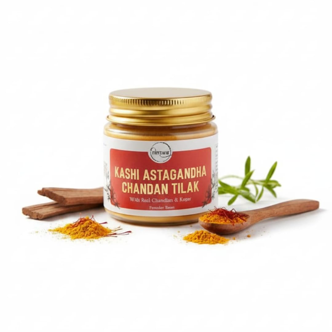 Kashi Ashtagandha Tilak | 100% Herbal Pure & Original, Sacred Ashtagandha, Idol Pooja, Tilak, Hawan, Yoga & Meditation, Long Lasting Fragrance, Cooling Effect (100 GMS)-picture-15