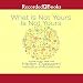 What Is Not Yours Is Not Yours: Stories