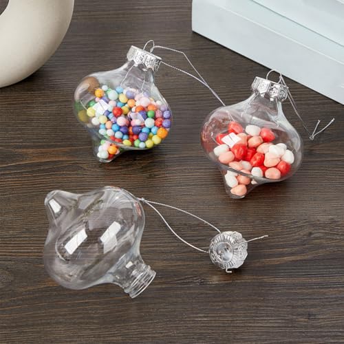 Boules de Noël incassables transparentes pour éviter la casse