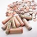 512 Pcs coin wrappers for all coins,Heavy Duty Preformed coin rolls with Coin Counter Machine & Coin Roller Machine,change rolls wrappers Includes Quarters,Pennies,Nickel and Dimes for Bank and Office