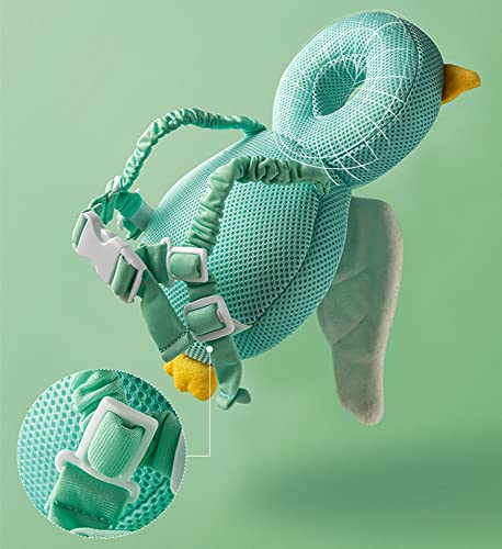 Xigui Baby Head Protector & Baby Knee Pads For Crawling, Adjustable Toddlers Head Safety Pad Cushion Backpack, Baby Back Protection For Crawling & Walking, For Age 5-24Months (Turtle) #TOP2