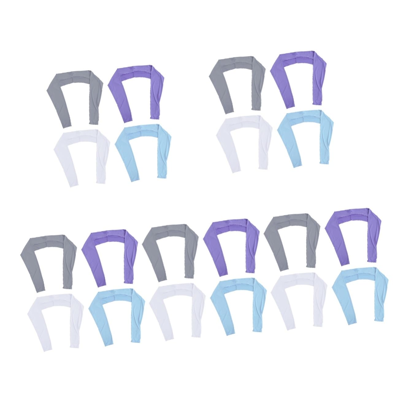 BESPORTBLE 20piezas Mangas Para Brazos De Protección Solar Uv Manga De Enfriamiento Unisex Ciclismo Golf y Actividades Exteriores