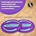 Gliding Discs for Working Out - Exercise Sliders for Hardwood Floors 1 Pair Purple, Authentic Workout Sliders Disc for Full Body Resistance Workout, Includes 4 Streaming Video Workouts