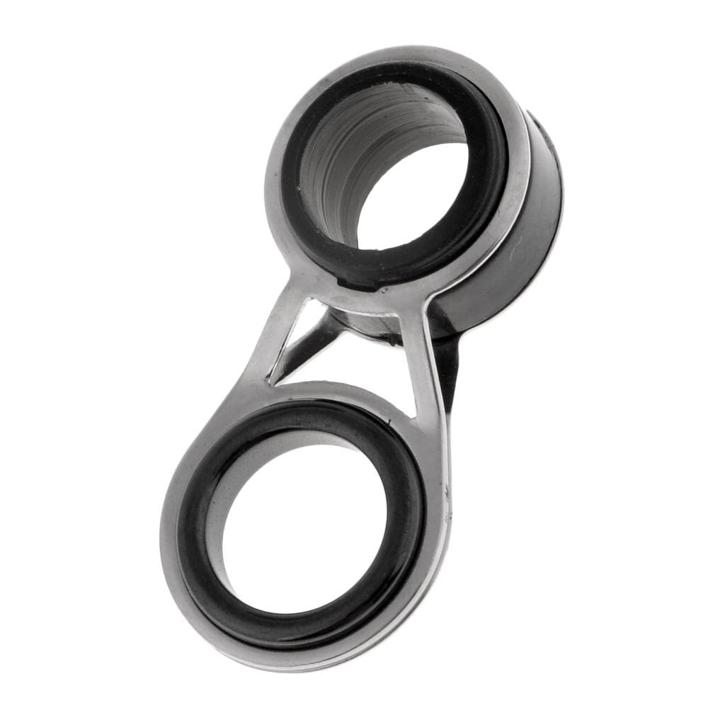 CALANDIS 9xStainless Steel Fishing Rod Guides Rod Repair Kit DIY Eye Rings 10.0mm | Sporting Goods-image-42