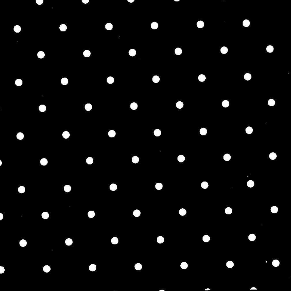 10m x 80cm Roll White Dot Print on Clear Cellophane Wrap. Florist Quality Cel...