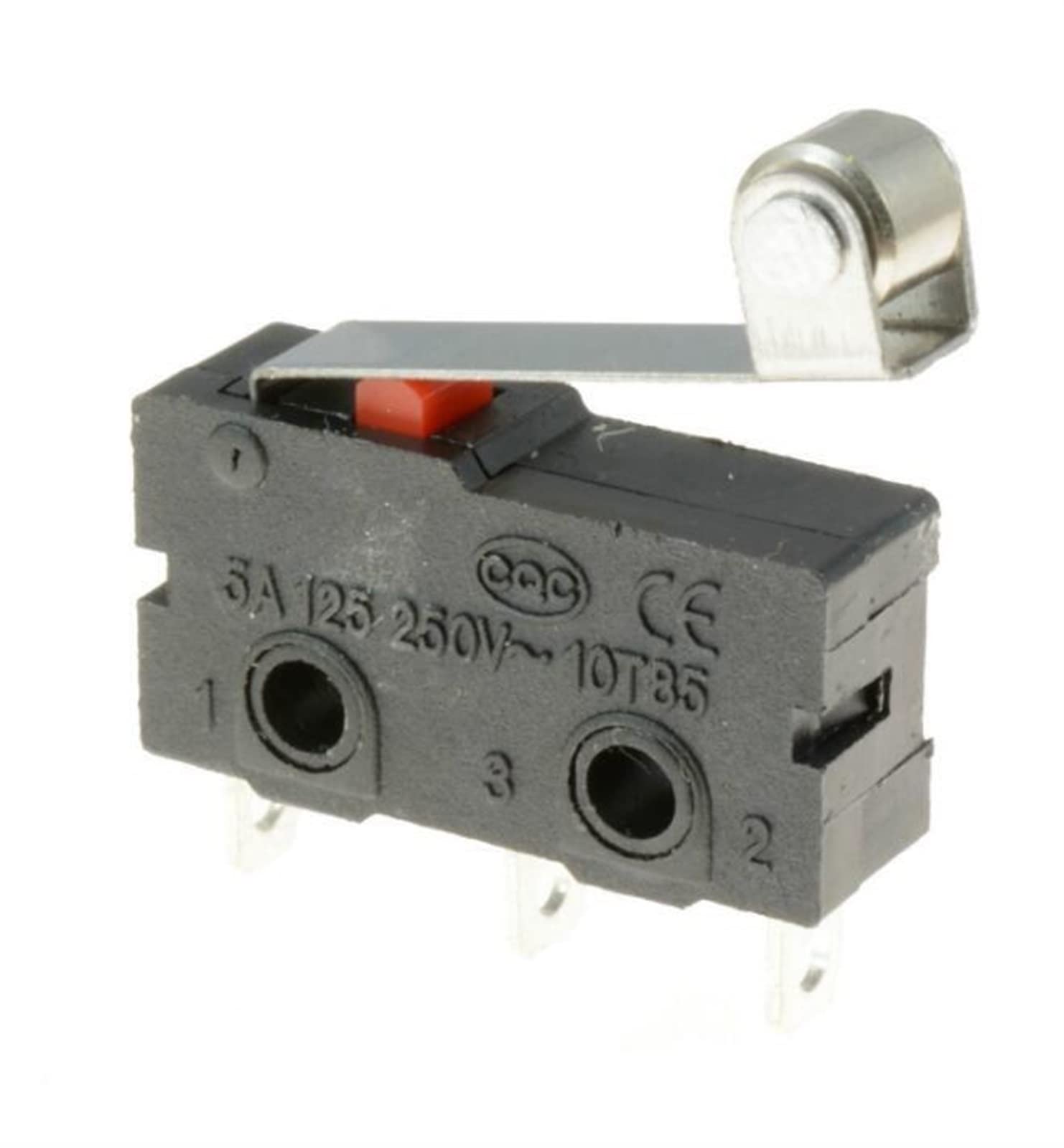 JFQOWCMP 10Pcs KW12-3 Micro Roller Lever Arm Normally Open Close Limit Switch