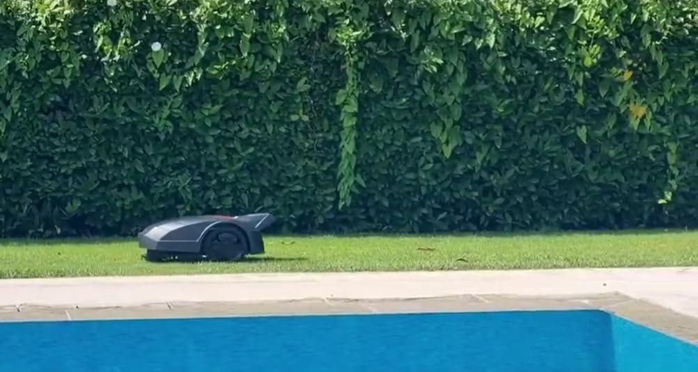 Volta Mower S23 - Cortacésped robótico, sin perímetro, navegación alimentada por IA, color negro