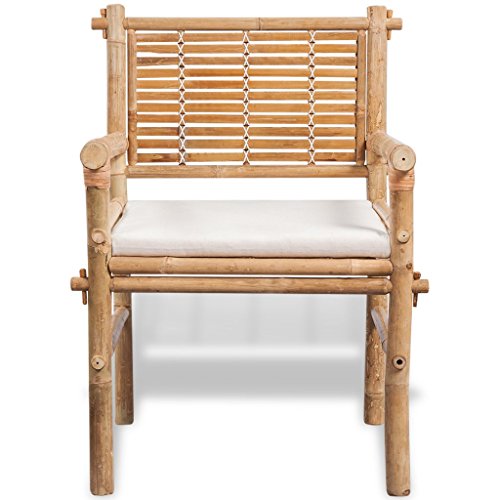 vidaXL-Conjunto-de-Muebles-de-jardin-de-bambu-5-Piezas 51ujVwFjIaL