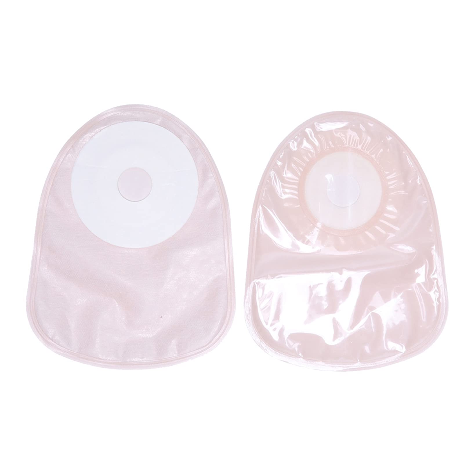 bolsa de ostomía, Bolsa de urostomía, bolsa drenable una pieza, recortable, suave y cómoda, paquete 15 unidades