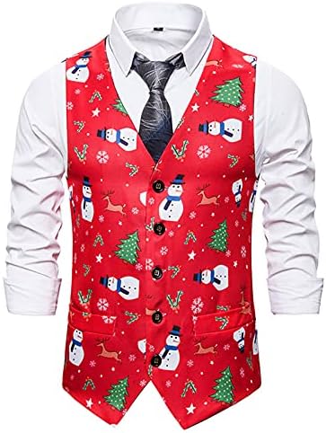 Mannen Shirt Workout Mannen Enkele Breasted En Gedrukt Kerst