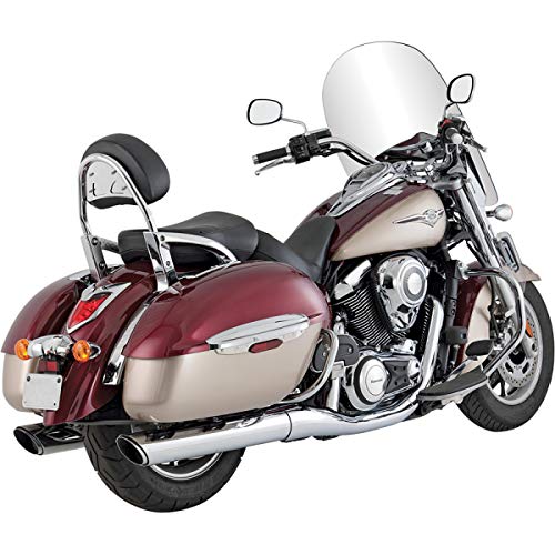 Vance & Hines Twin Slash 2 into 1 Slip On Chrome 25407