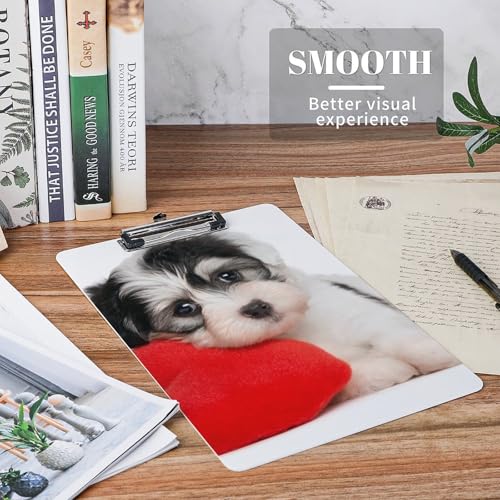 Planchette à pince A4 chien mignon porte-bloc de bureau - 5