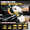 Cordless Buffer Polisher for Dewalt 20v Max Battery, Brushless Rotary Car Buffer Polisher, Variable Speed 1000-6000 RPM, Detachable Handle Polisher for Car Detailing,Sanding Waxing (No Battery)
