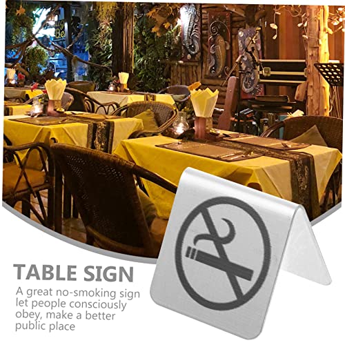 Panneaux acier interdiction de fumer de table : la solution visible pour vos clients et bureaux