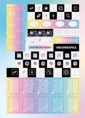 Jandaia - Caderno Argolado Cartonado Universitário Holográfica 80 folhas