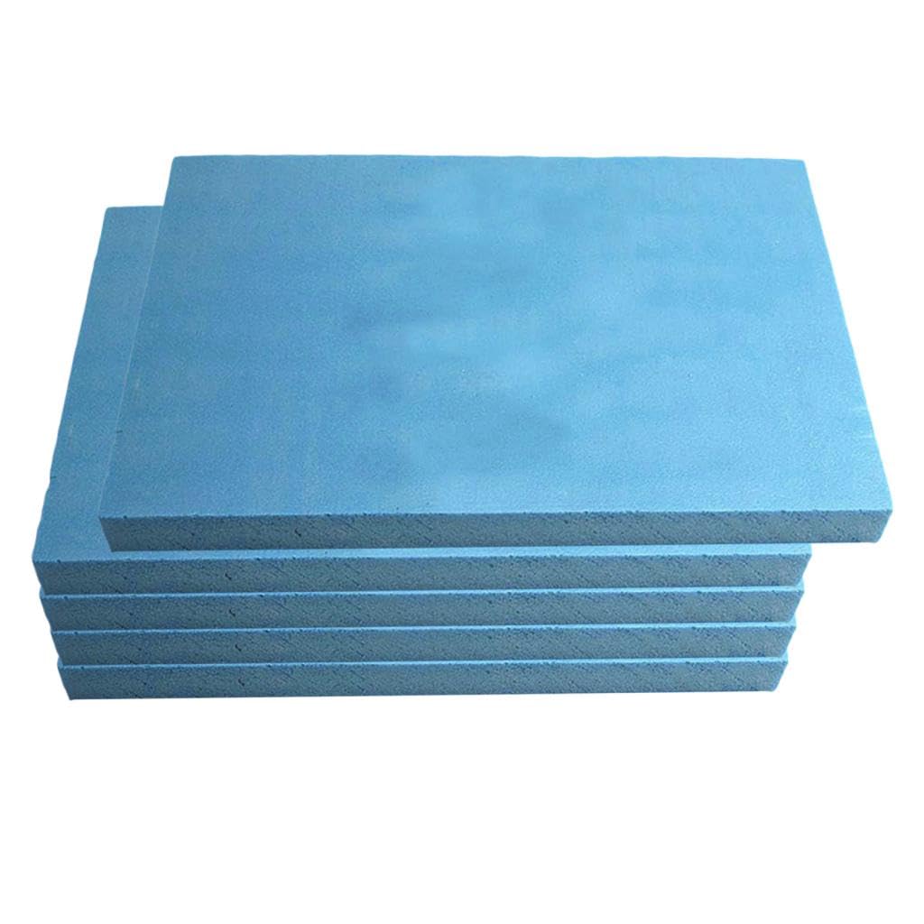Perfeclan 5 PCS 2cm High Density Foam Sheet 30 * 20 * 2cm Crafts Model Building Architecture Table Scene Diorama Base
