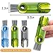 XANGNIER 3 in 1 Multipurpose Bottle Gap Cleaner Brush,3 Pack Cup Cover Cleaning Brush,Cup Crevice Cleaning Tools,Water Bottle Cleaner Brush,Home Kitchen Cleaning Tools
