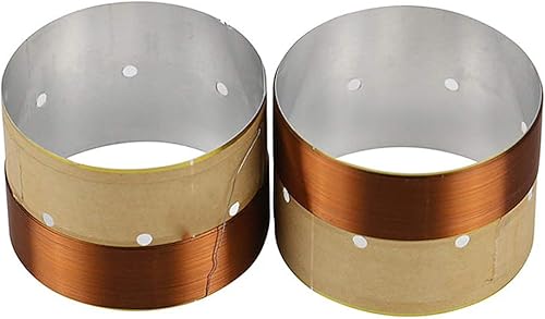 hejhncii Bobina de voz de agudos de núcleo, membrana de altavoz de controlador de tweeter de 2.972 in, para altavoz de agudos de película de